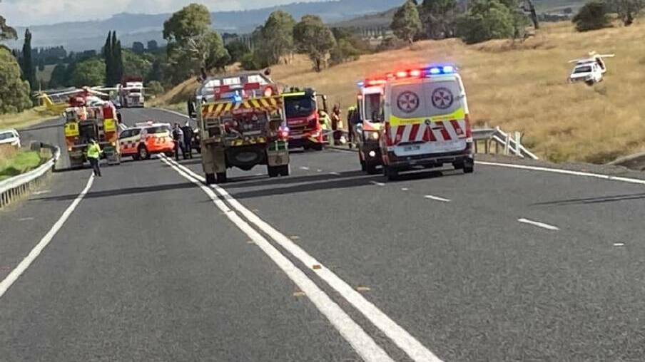 The $2.3 million upgrade of the New England Highway just north of Glen Innes comes after a number of accidents in the area, such as this fatal collision in January last year.